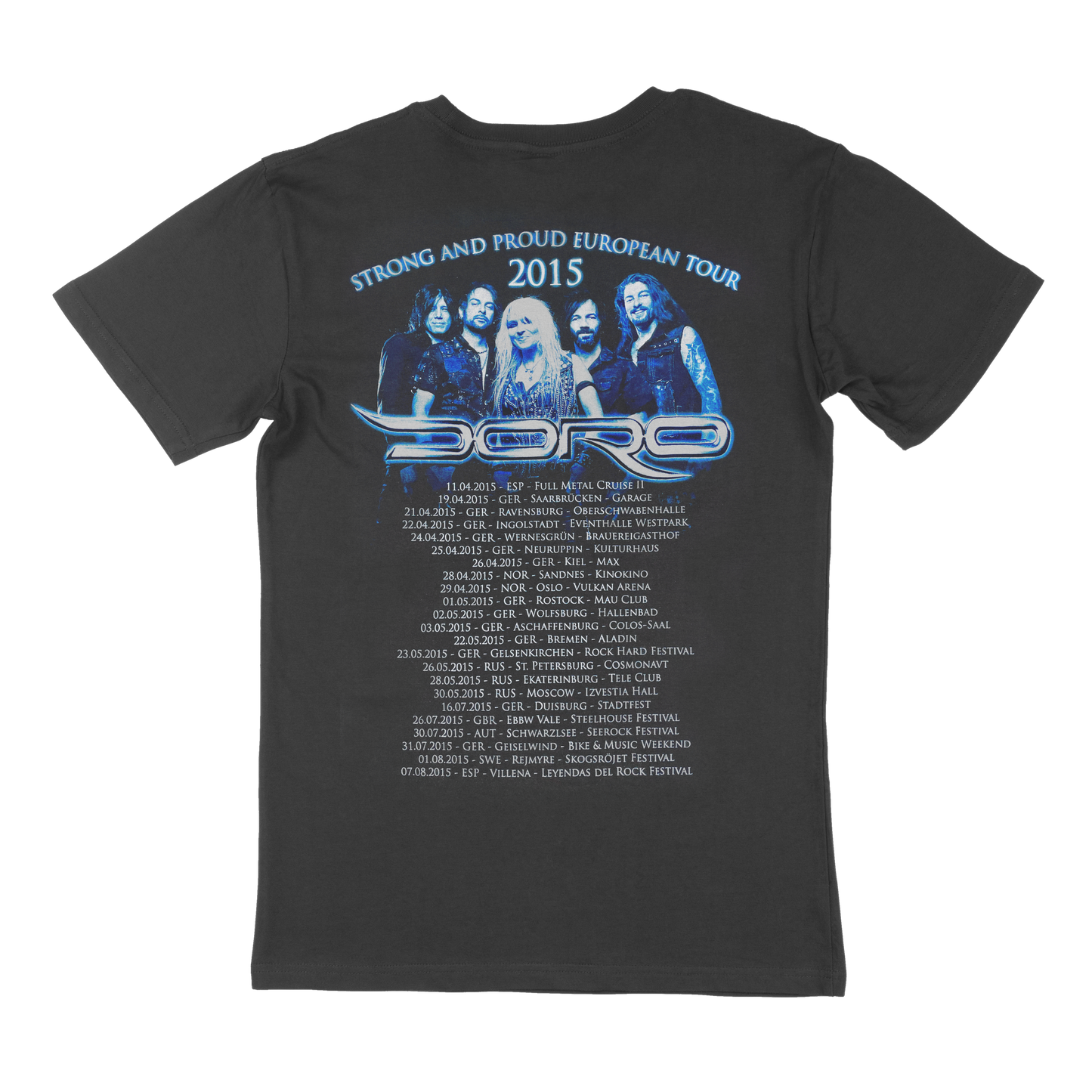 Doro "Strong & Proud Tour 2015" T-Shirt