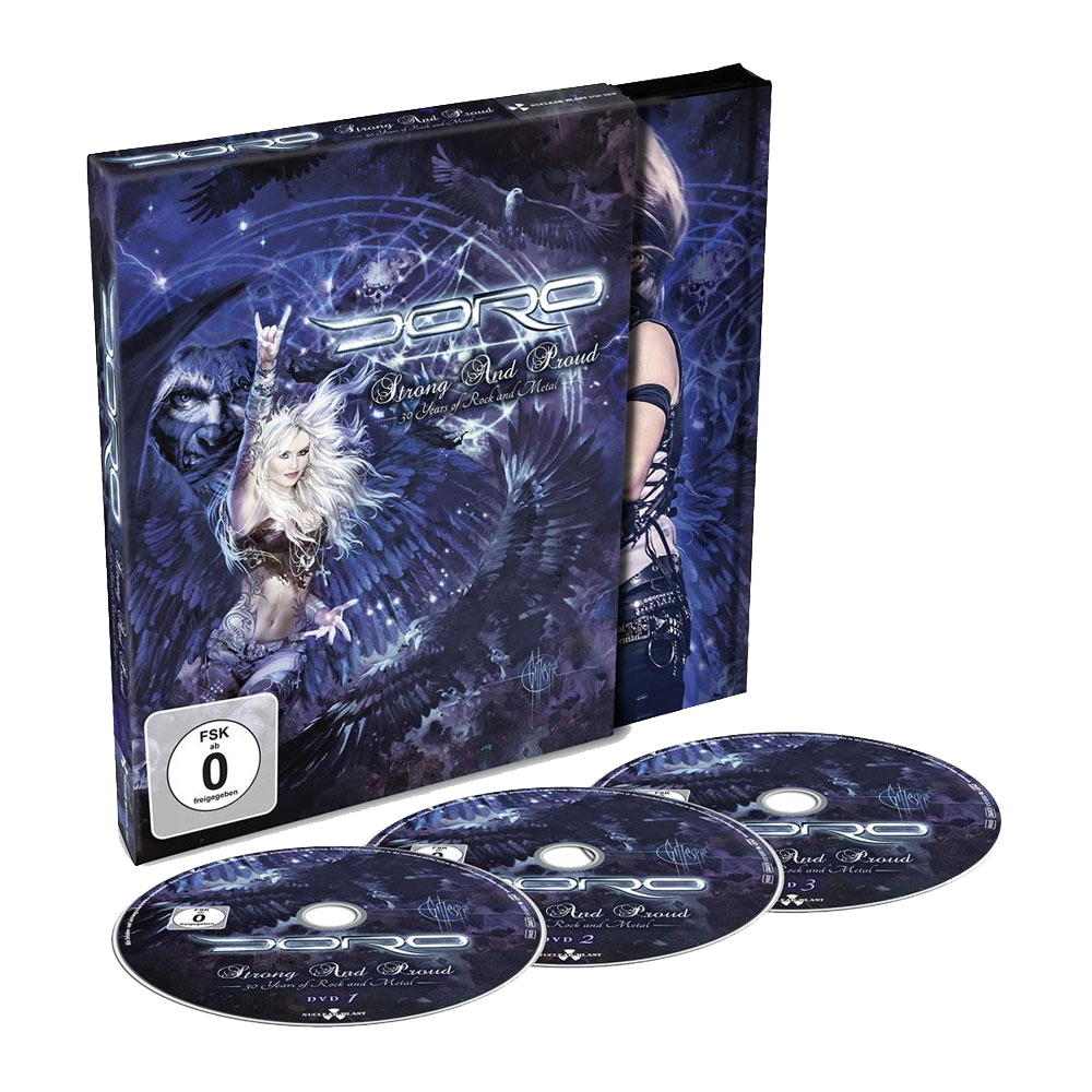 3 Blu-Ray Digibook Doro Strong and Proud