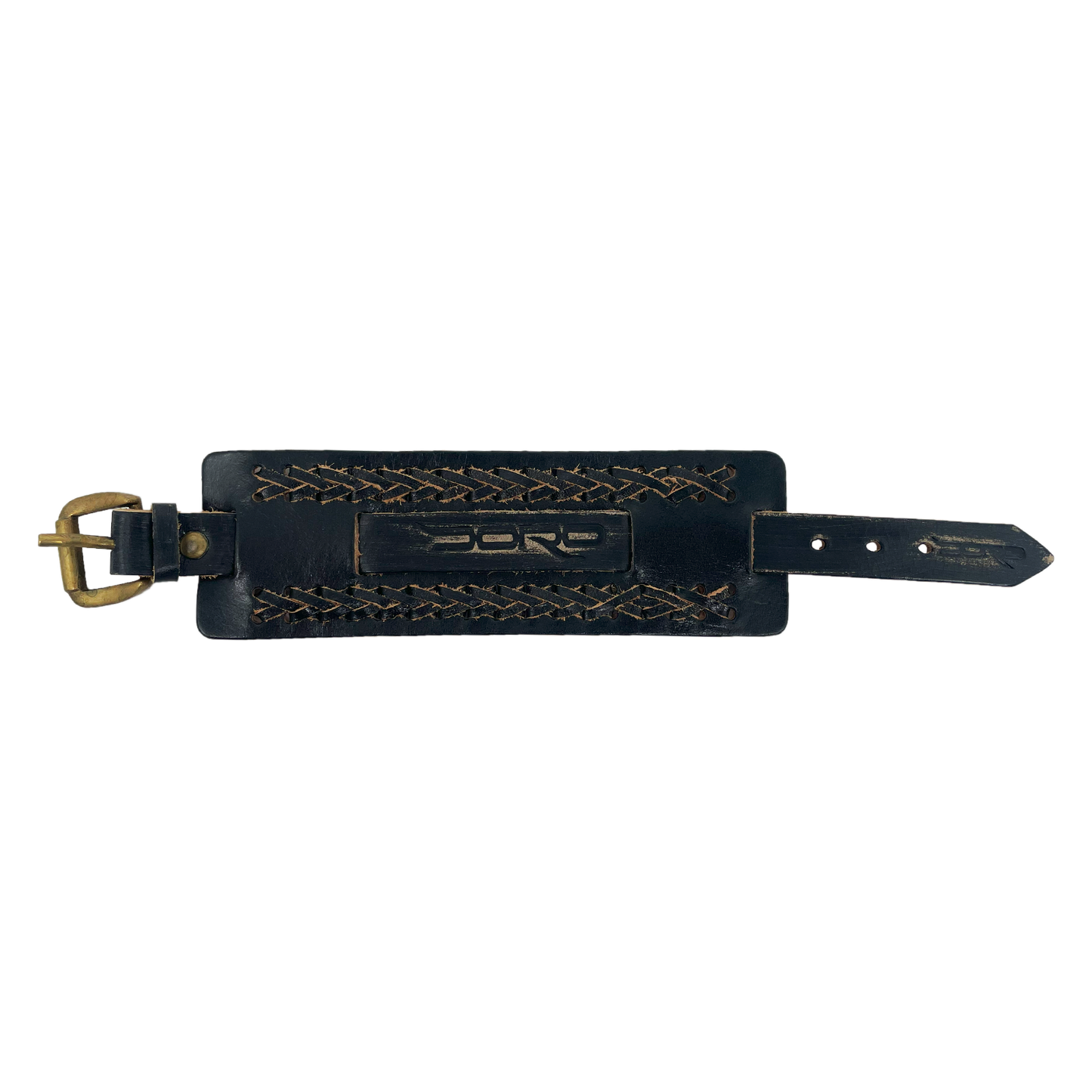 Black Leather Logo - Bracelet DORO