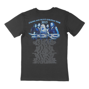 Strong & Proud Tour 2015 - T-Shirt DORO