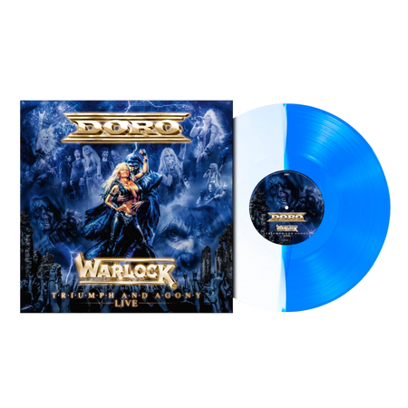 Warlock Triumph & Agony Live - Blue/White Split Vinyl (RELEASE 25.09.2026)
