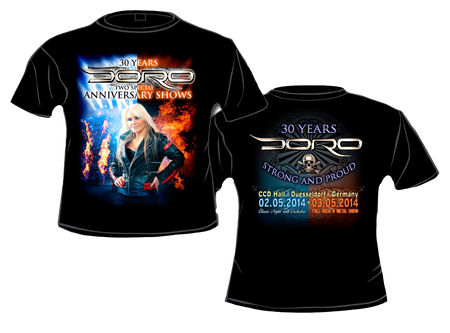 30 Years Anniversary Live Shows - T-Shirt DORO